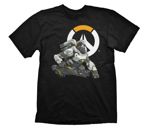 Overwatch T-Shirt "Winston Logo", L