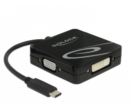 Delock USB-C > VGA / HDMI / DVI / DisplayPort
