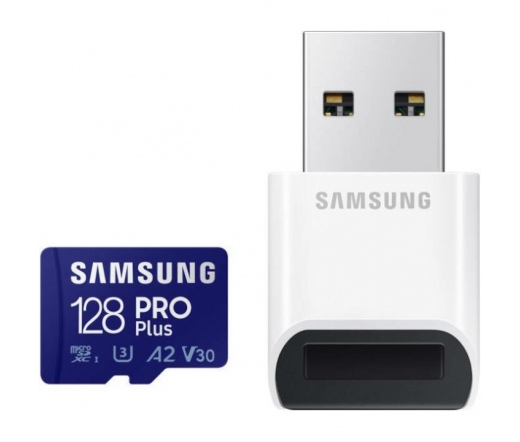 Samsung Pro Plus 2021 microSDXC 128GB +olvasó