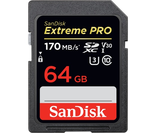 SanDisk Extreme Pro SDXC UHS-I U3 170/90 64GB