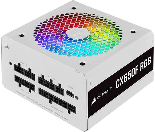 Corsair CX650F RGB fehér