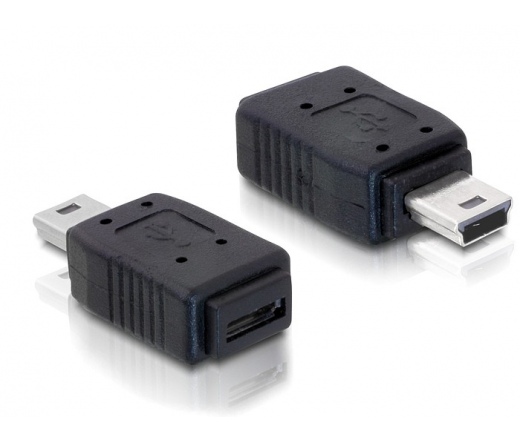 Delock USB mini male > USB micro-A+B female