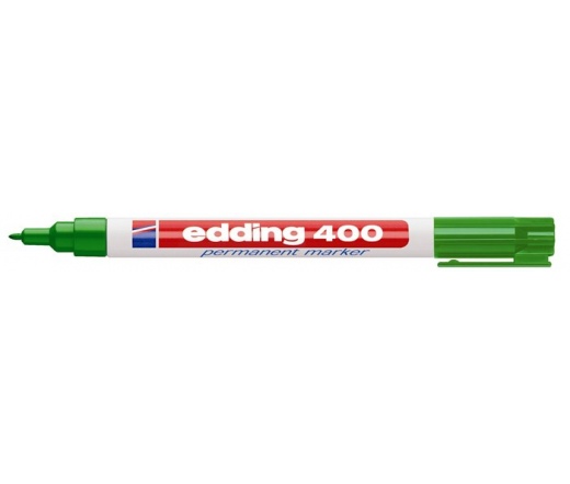 Edding "400" Alkoholos marker, 1 mm, zöld