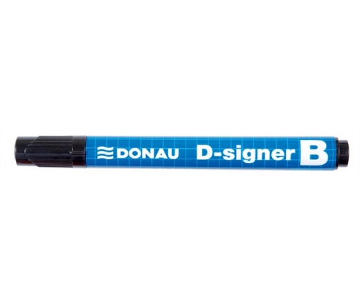Donau Táblamarker, 2-4 mm, "D-signer B% Fekete 