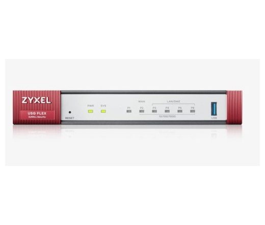 ZyXEL USGFLEX100 4xGbE LAN/DMZ 1xWAN 1xSFP 1xUSB p