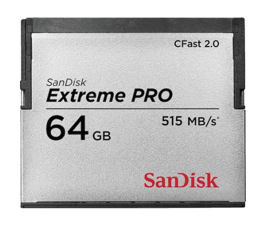 SanDisk Extreme PRO CFast 2.0 515MB/s 64GB