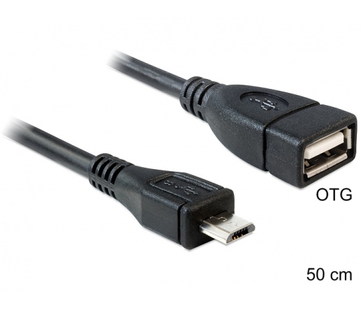 Delock USB micro-B apa > USB 2.0-A anya OTG kábel