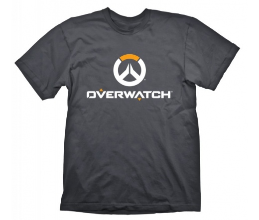 Overwatch T-Shirt "Logo" fehér/narancs XXL