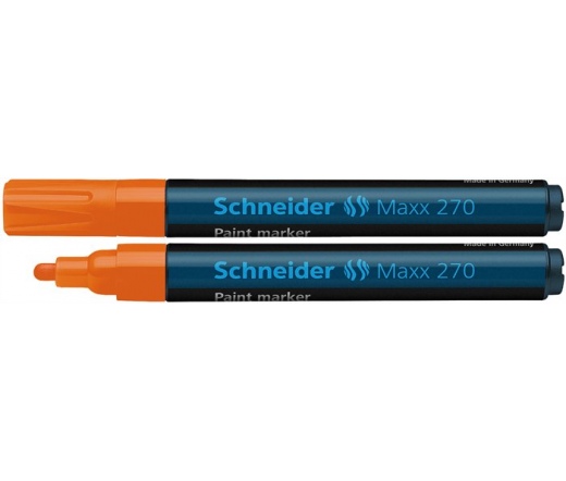 Schneider Lakkmarker, 1-3 mm, "Maxx 270", narancs