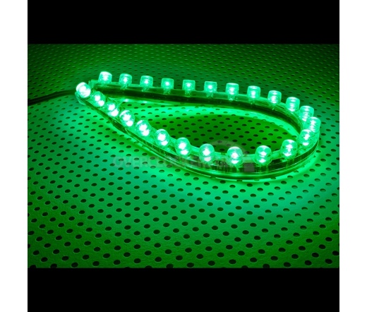 Lamptron FlexLight Standard - 24 LEDs - Méreg Zöld
