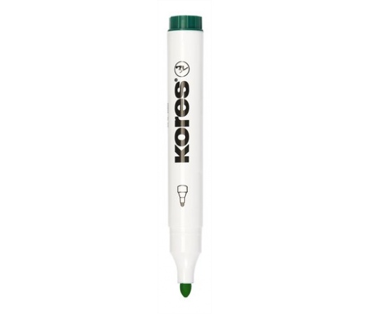 Kores Tábla- és flipchart marker, 3-5 mm, zöld