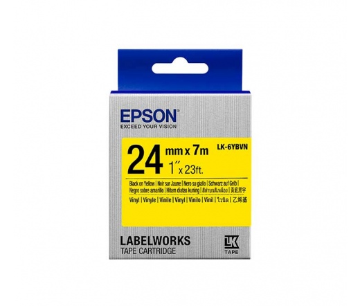 Epson LK-6YBVN Vinyl szalag 24mm / 7m