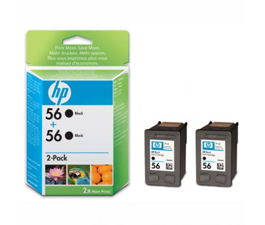 HP C9502AE (56) tintapatron csomag (2db) Fekete