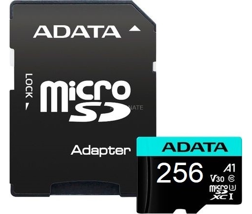 ADATA 256GB SD micro Premier Pro Adapterrel