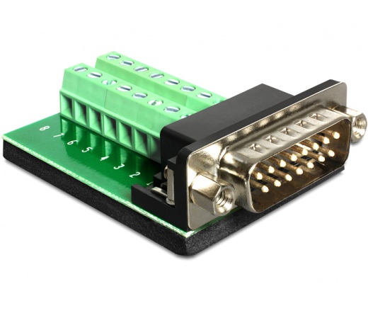 Delock Adapter Sub-D 15 pin Gameport Anya > Termi