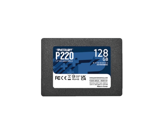 Patriot P220 SATA 2,5" SSD 128GB