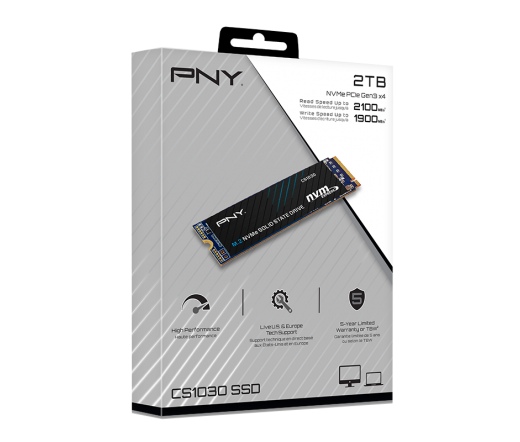 PNY CS1030 M.2 NVMe PCIe Gen3 x4 SSD 2TB