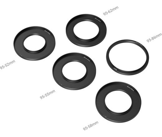 SmallRig Adapter Rings Kit (∅52/55/58/62/86-95mm)