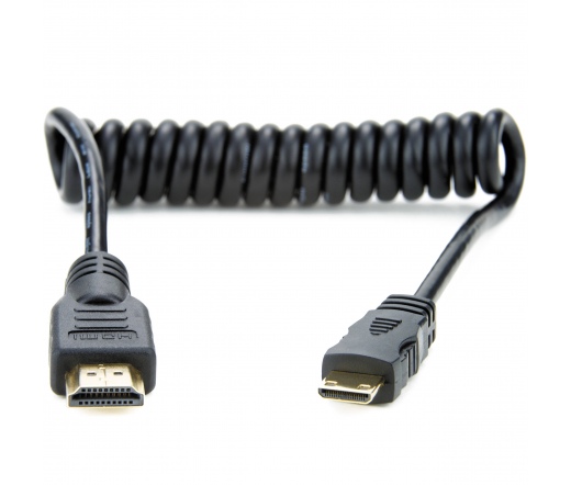 Atomos Mini HDMI - Full HDMI spirálkábel (30cm)