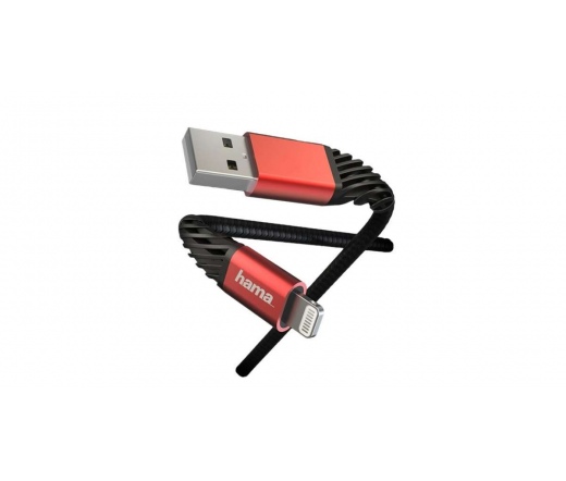 HAMA Extreme USB-A / Lightning 1,5 m fekete-piros