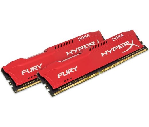 Kingston HyperX Fury DDR4-3200 32GB kit2 piros