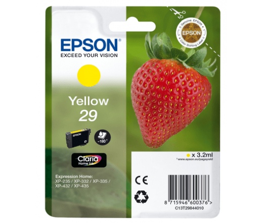 Patron Epson 29 (T2984) Yellow
