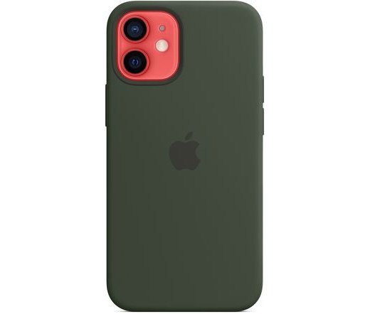 Apple iPhone 12 mini MagSafe szilikontok cip. zöld