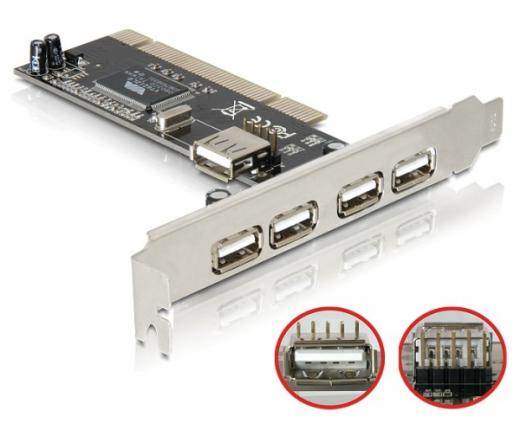 Delock PCI 4+1 USB 2.0