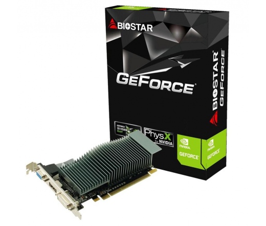 Biostar GeForce 210 1GB DDR3 LP passzív hűtés