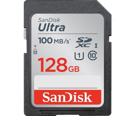 Sandisk Ultra SDXC UHS-I 100MB/s 128GB