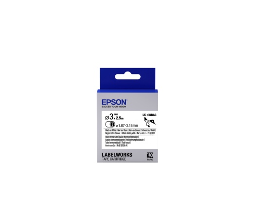 EPSON LK-4WBA5 hőre zsugorodó kábelhüvelyes címkep