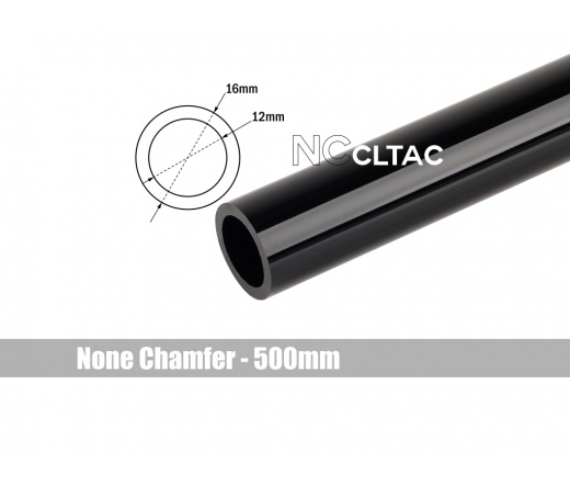 Bitspower Crystal Link Tube 16/14mm 500mm - Black