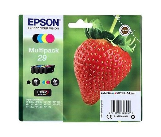 Patron Epson 29 (T2986) BK,C,M,Y/ Multipack