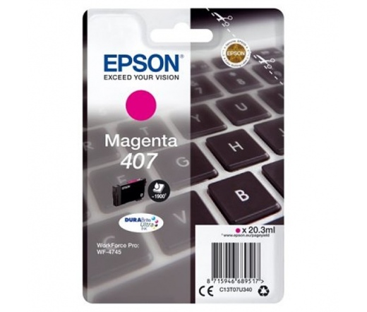 Epson 407 Magenta tintapatron