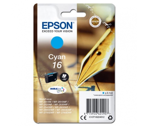 Epson T1622 Ciánkék tintapatron