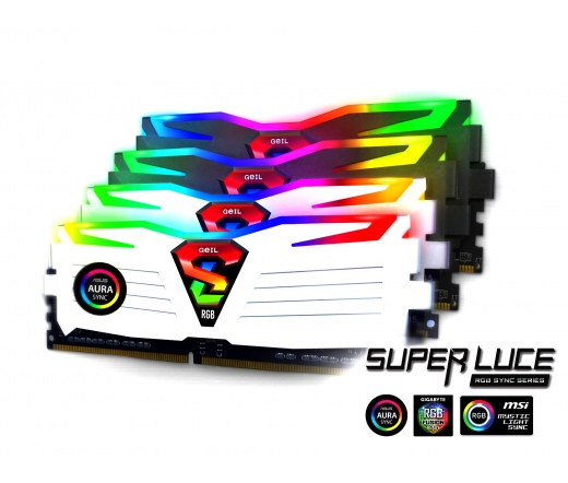 DDR4 8GB 3000MHz GeIL Super Luce White RGB CL16