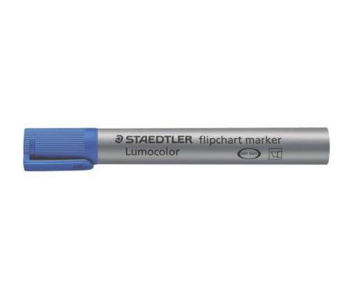 Staedtler Flipchart marker, 2,5 mm, vágott, kék