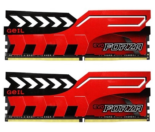 Geil Evo Forza DDR4 2400MHz CL16 Kit2 16GB piros