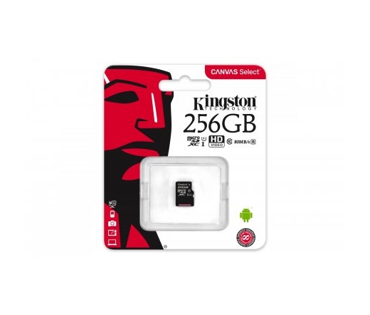 Kingston Canvas Select microSD 80MB/s 256GB