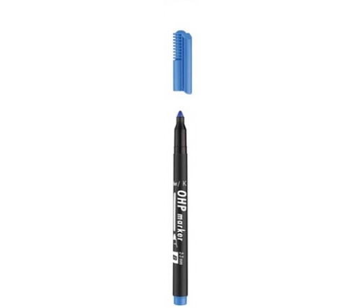ICO alkoholos marker, OHP, 2-3 mm, B, kék