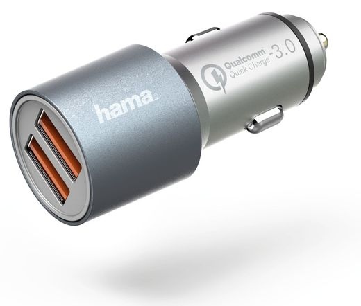 Hama 3A-es dupla USB autós gyorstöltő