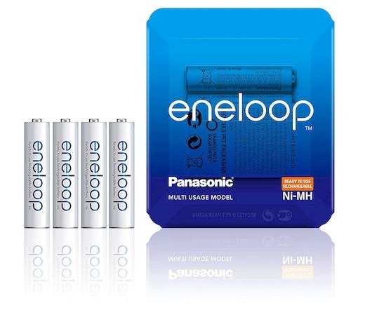 Panasonic Eneloop AAA 750mAh 4db sliding pack