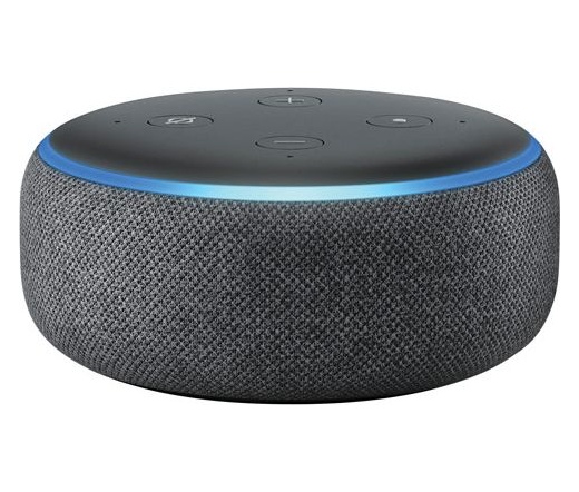 Amazon Echo Dot 3 okos hangszóró faszén