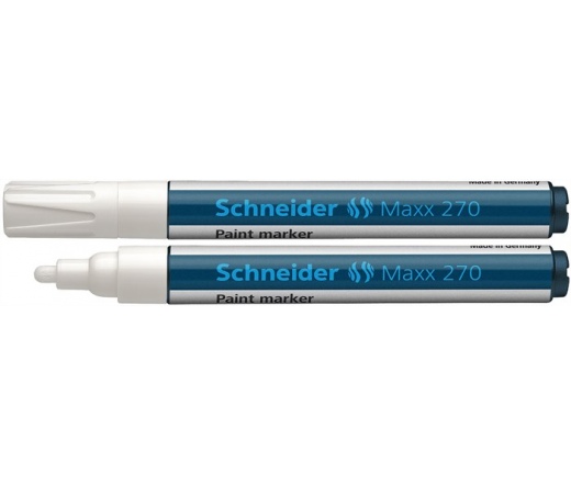 Schneider Lakkmarker, 1-3 mm, "Maxx 270", fehér