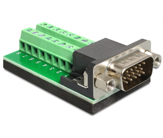 Delock Adapter VGA apa > Terminal Block 16 pin