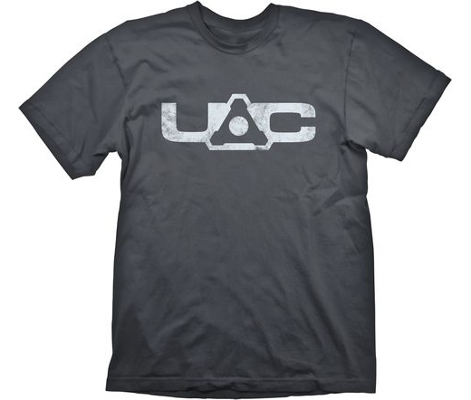 Doom Eternal T-Shirt "UAC Logo" szürke XXL