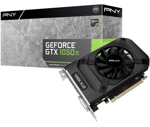 PNY GeForce GTX 1050 Ti 4GB
