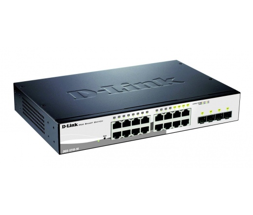 NET D-LINK DGS-1210-16 16x1000Mbps Switch/4SFP sma