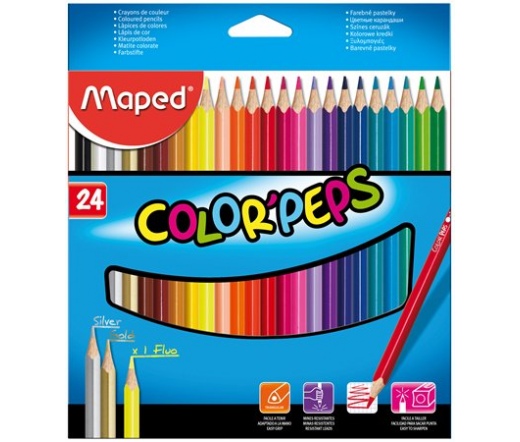 Maped Color Peps 24 színű ceruzakészlet