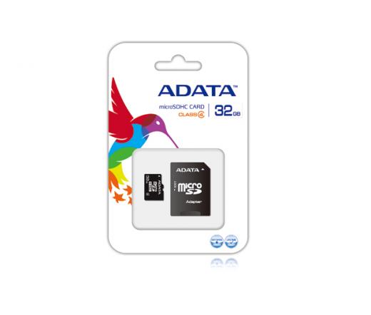 ADATA Micro SD 32GB+Adapter CL4 (AUSDH32GCL4-RA1)